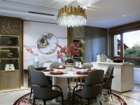 新中式風格家居裝修裝飾室內(nèi)設(shè)計效果-G625-5